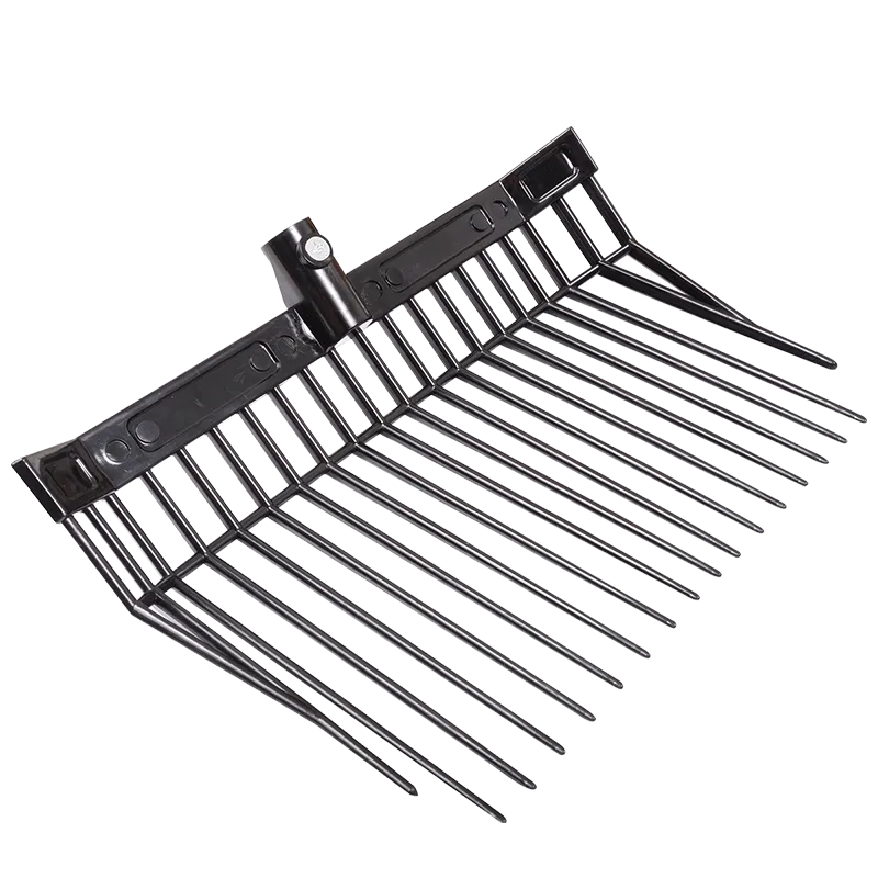 Manure Fork Replacement Head- Black