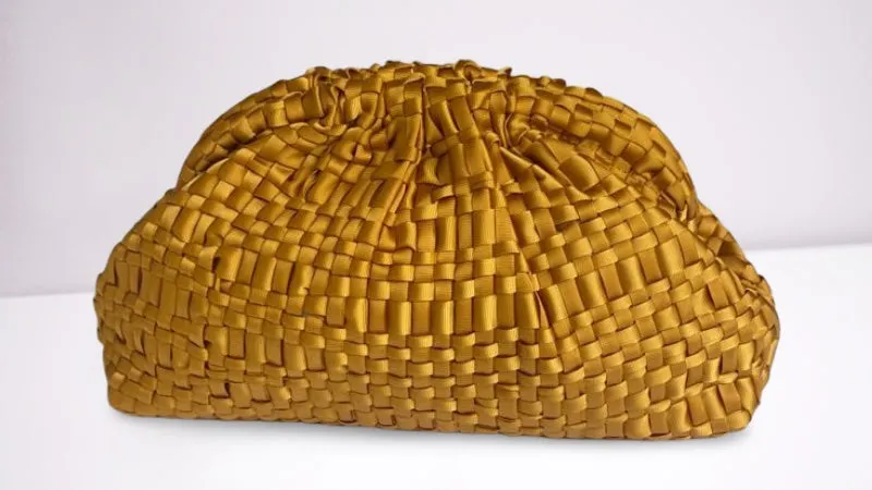 Maria La Rosa Bag - Gold