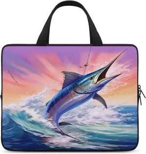 Marlin Fish Swordfish Laptop Tote Bag Computer Protective HandBag Notebook Carrying Case