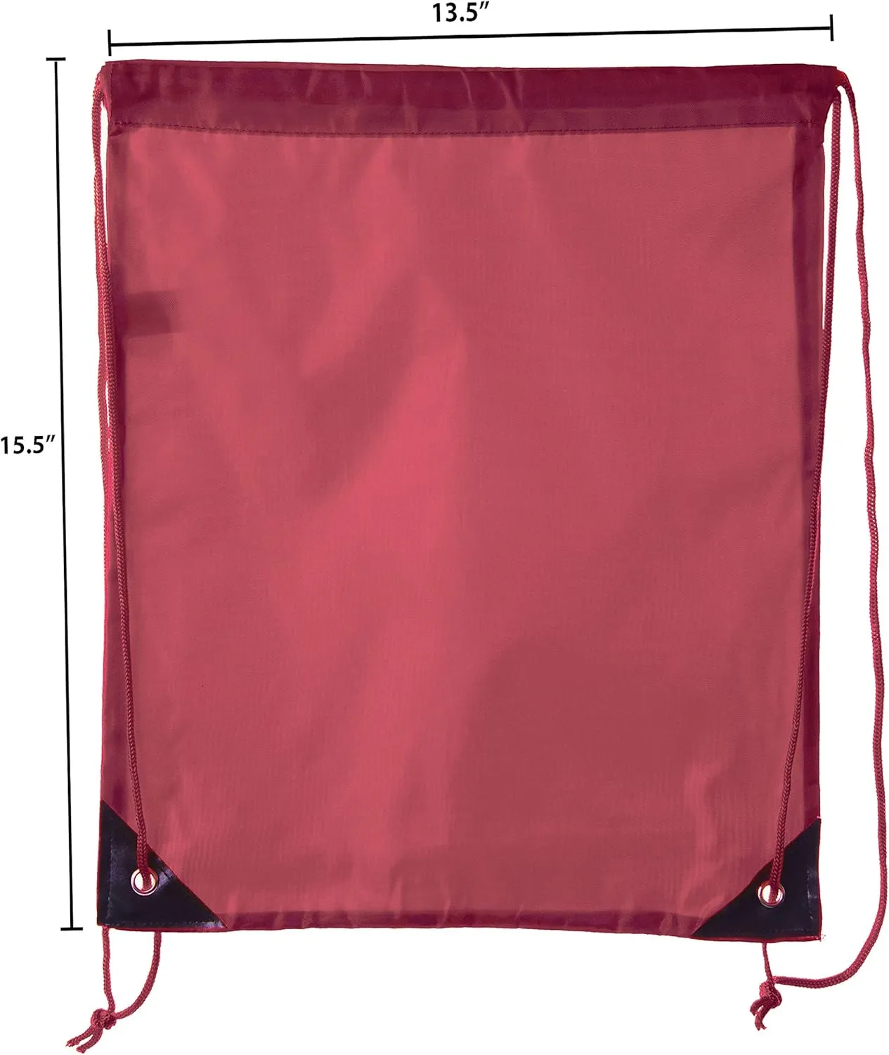 Mato & Hash Drawstring Bulk Bags Cinch Sacks Backpack Pull String Bags | 15 Colors | 1PK-100PK Available