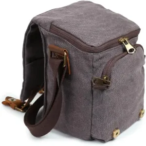 Men Canvas Shoulder Bags Shockproof DSLR Camera Bag Waterproof Canvas Messenger Crossbody Bags for Men