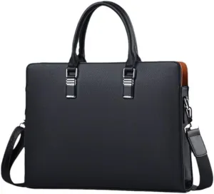 Men's Shi Handbags Casual Shoulder Crossbody Bags Bags Large Capacity Business Color Collision Briefcase Male Models