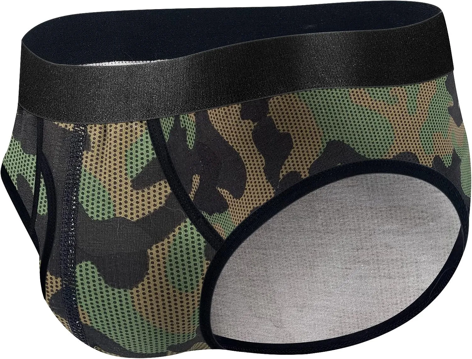 Men's Underwear Briefs Cotton for Men Soft Breathable Comfy U Pouch Brief
