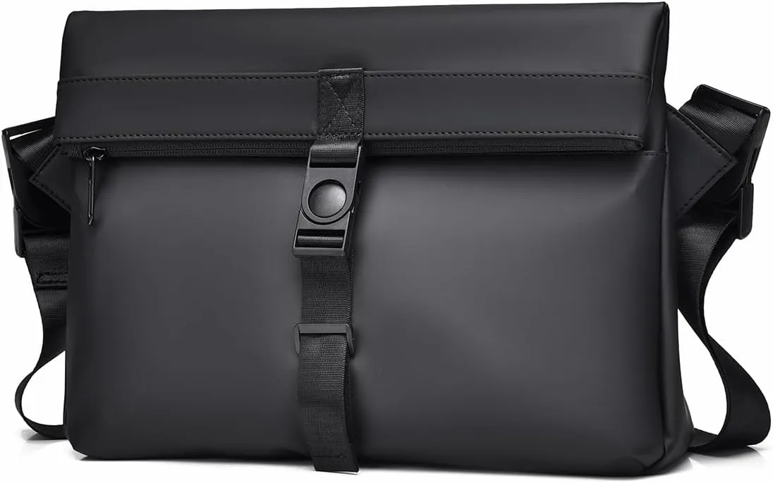 Men's Waterproof Crossbody Shoulder Bags, Casual Outdoor Lightweight Messenger Bags, Computer Bags