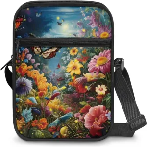 Messenger Bag for Women, Waterproof Crossbody Shoulder Bag for Men, Lightweight Sling Chest Bag