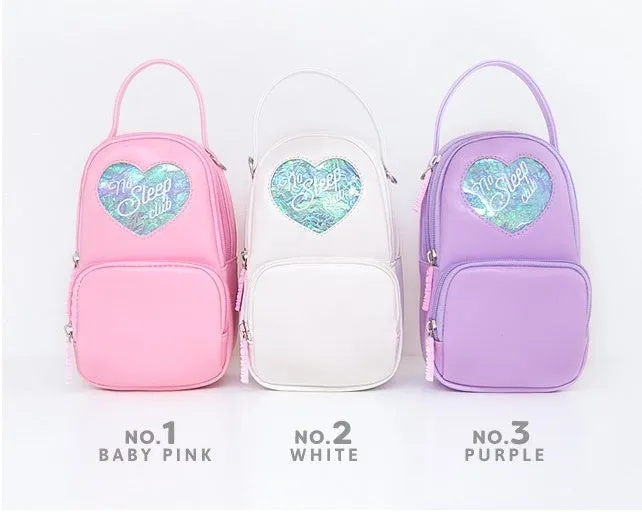 Milkjoy Girls Multi-store Messenger Bag Heart Women Handbags Fashion Shoulder Bag Korea Messenger Bags Bentoy PU Carry Phone Bag