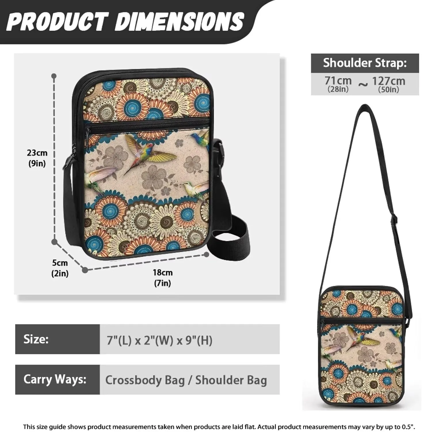 Mini Crossbody Bags Small Shoulder Messenger Bag Purse Cellphone Pouch for Men Women Kids