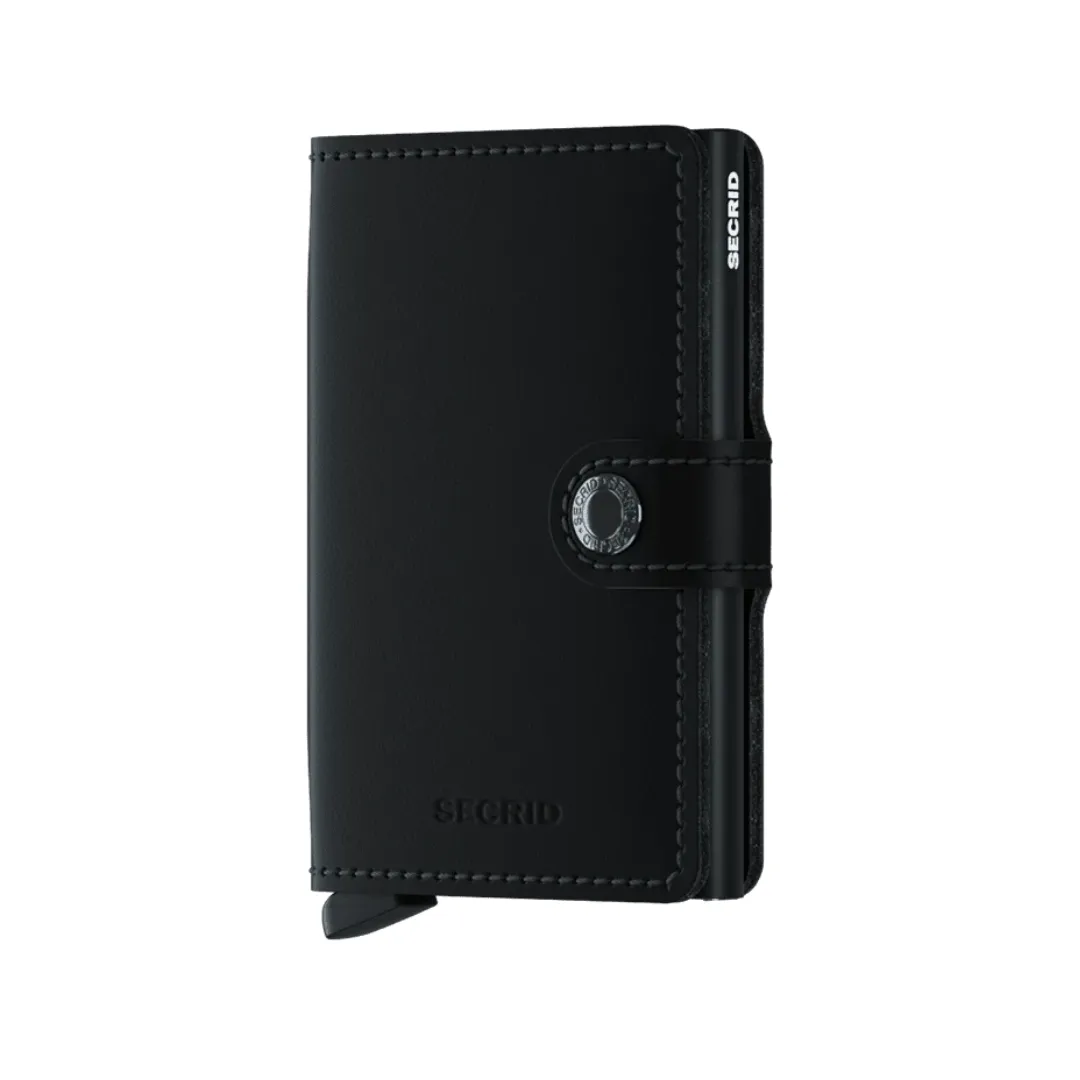 Miniwallet Matte Black, by Secrids