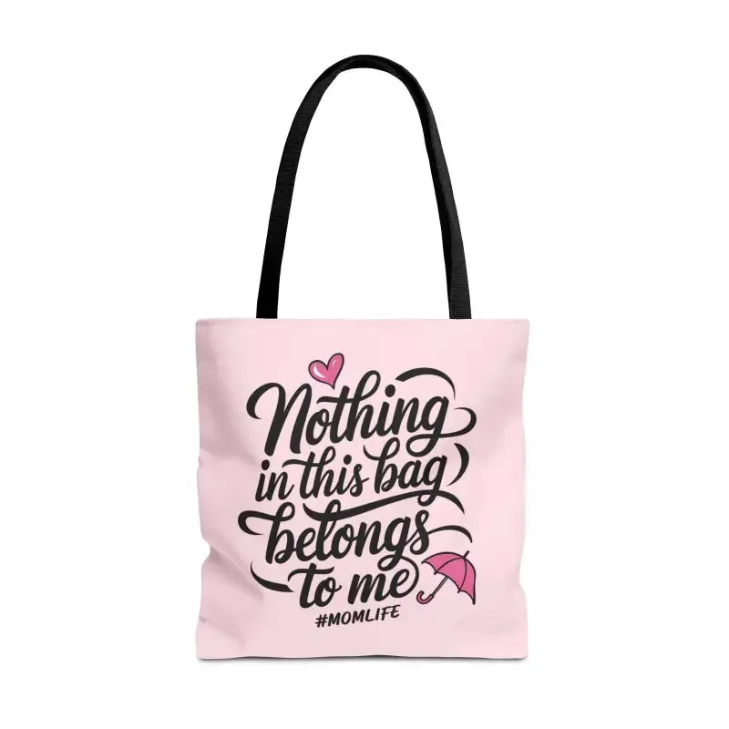 Mom Life Aop Tote Bag for Everyday Versatility