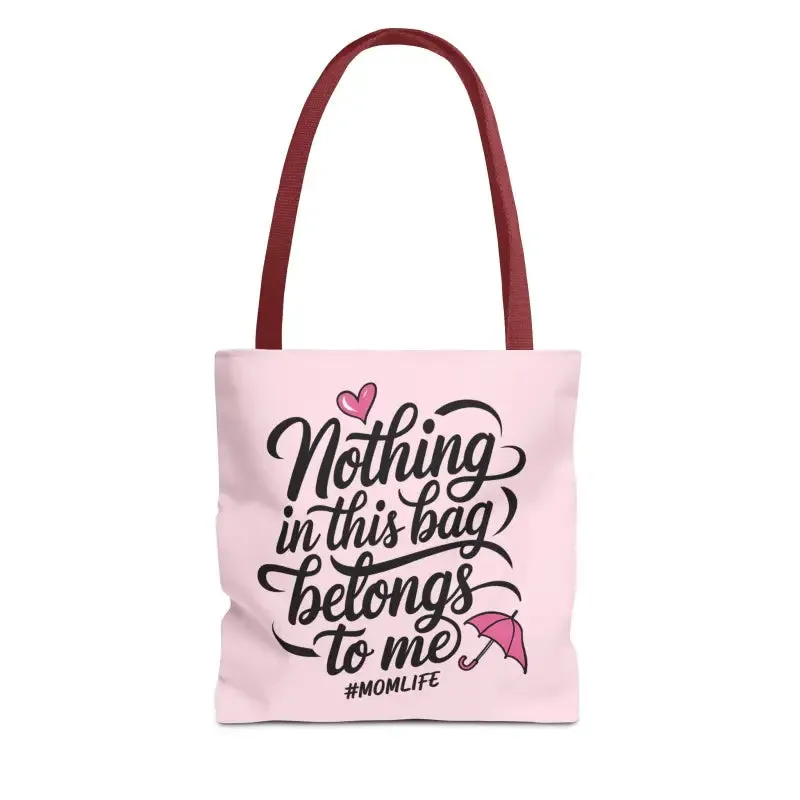 Mom Life Aop Tote Bag for Everyday Versatility
