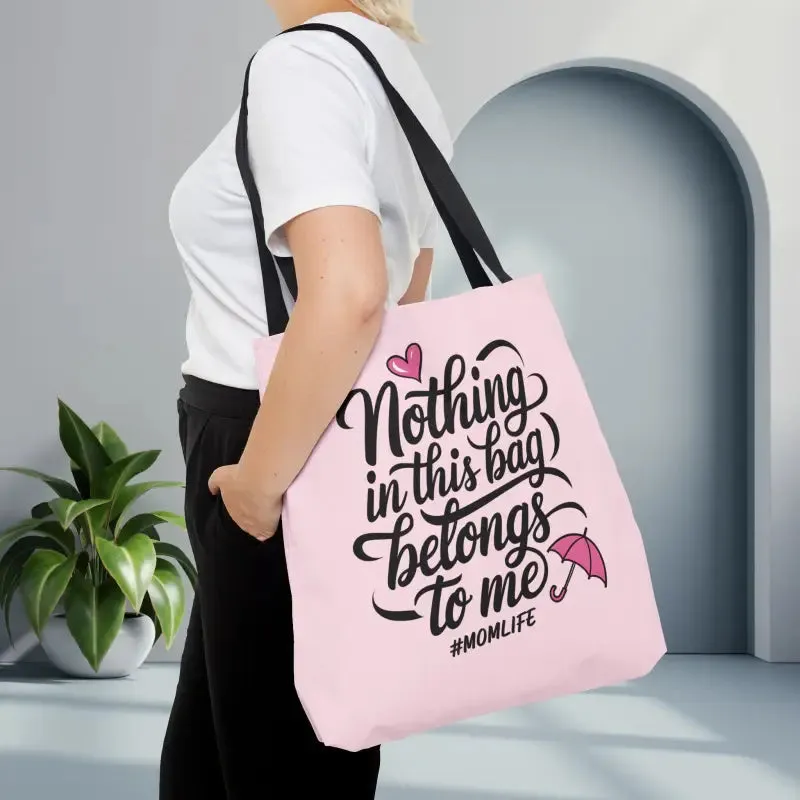 Mom Life Aop Tote Bag for Everyday Versatility