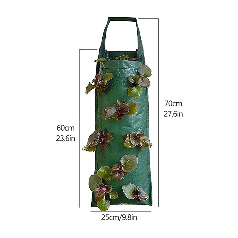 Multi-Port Vertical Garden Wall Mounted Grow Seedling Planting Bags