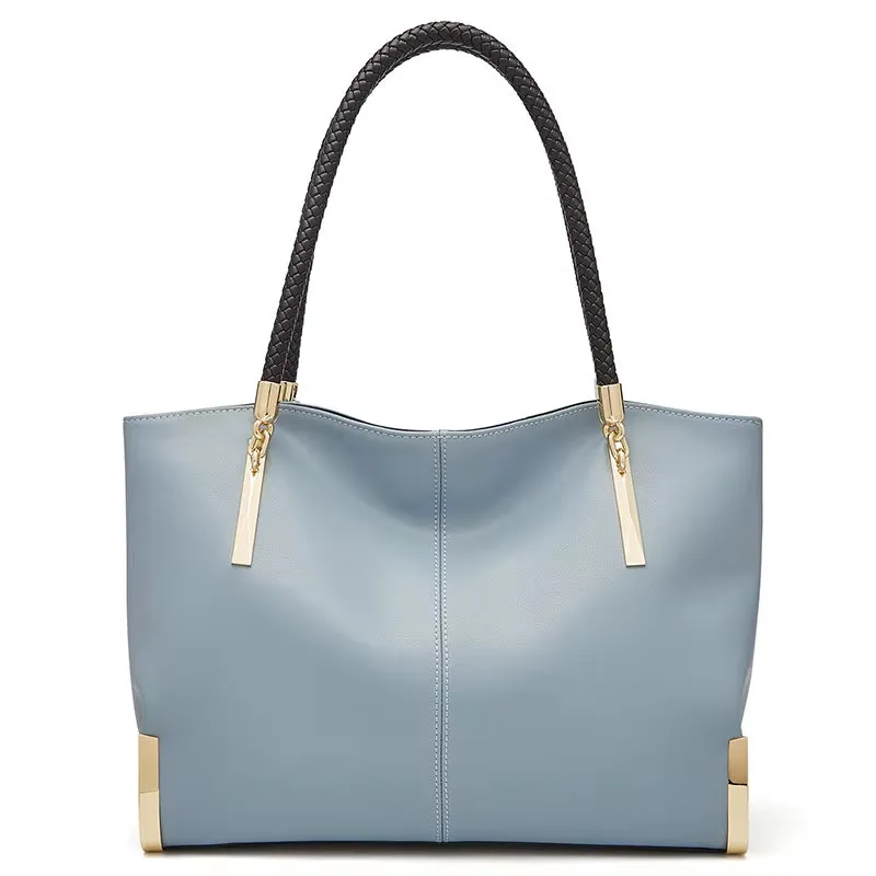 New Fusion Designed Women Cowhide Leather Handbag Female Shoulder Bag