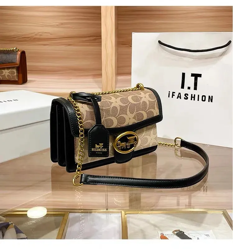 New minimalist and fashionable small , high-end carriage box bag