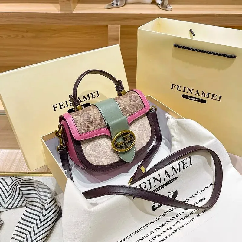 New minimalist and fashionable small , high-end carriage box bag