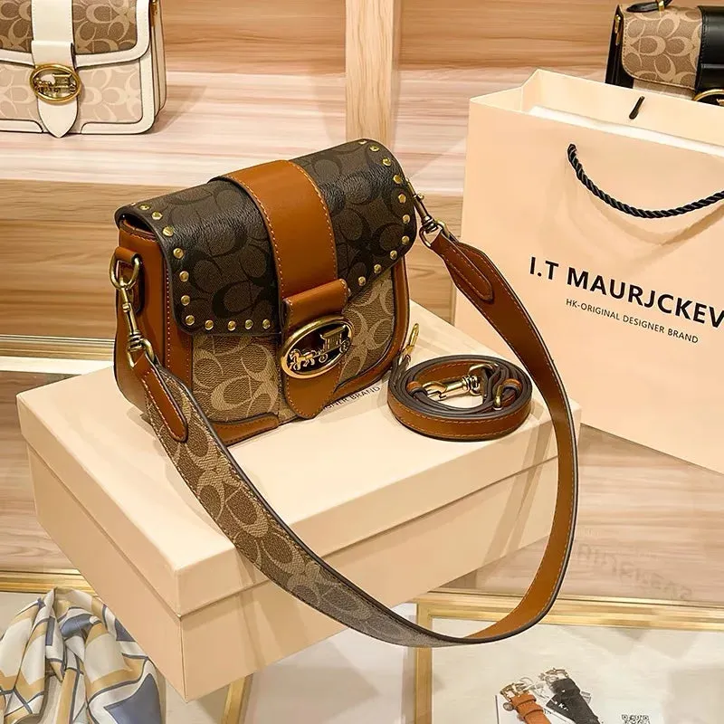 New minimalist and fashionable small , high-end carriage box bag