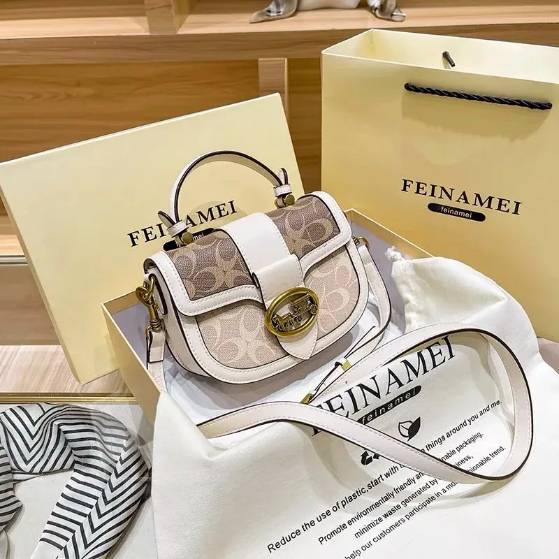 New minimalist and fashionable small , high-end carriage box bag