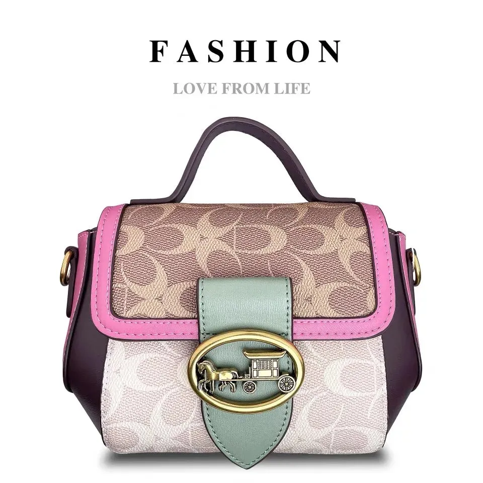 New minimalist and fashionable small , high-end carriage box bag