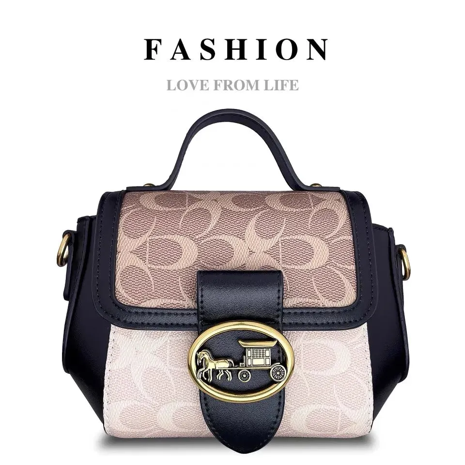New minimalist and fashionable small , high-end carriage box bag