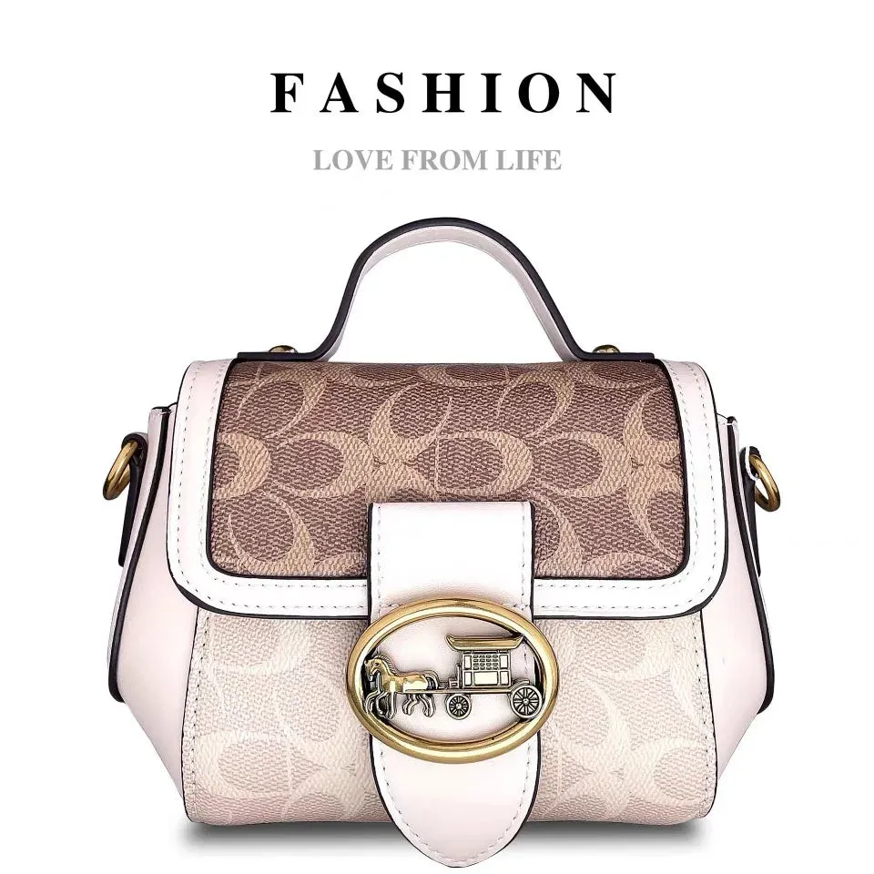 New minimalist and fashionable small , high-end carriage box bag