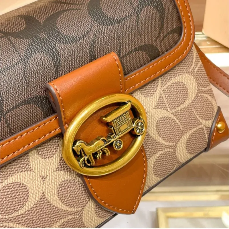 New minimalist and fashionable small , high-end carriage box bag