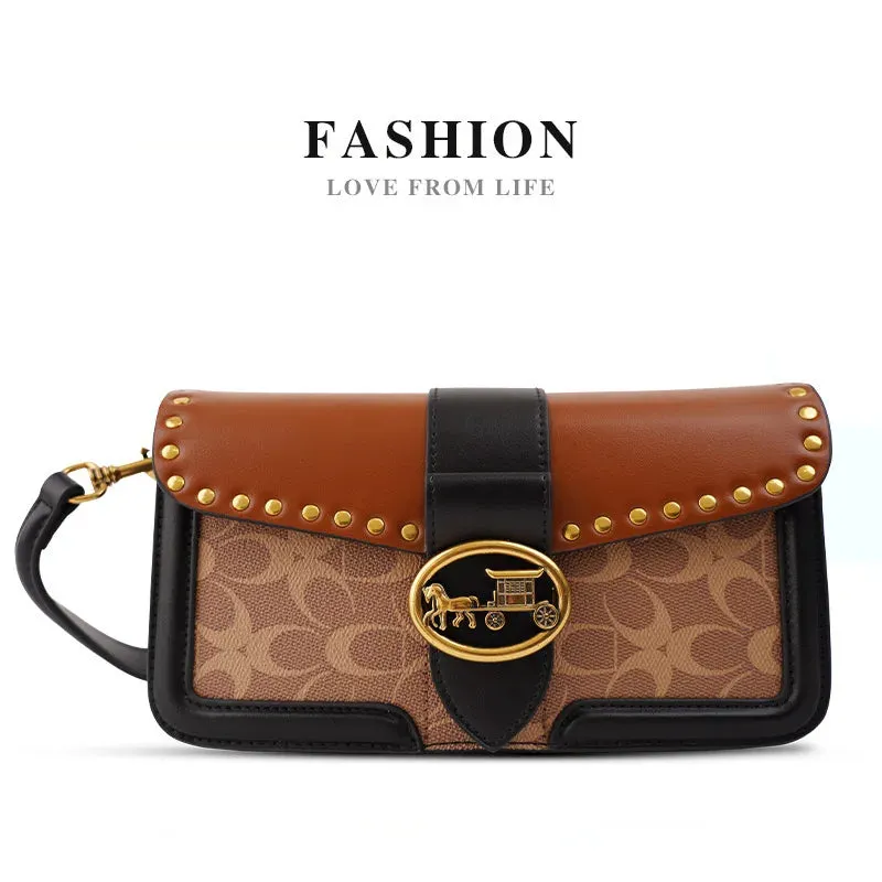 New minimalist and fashionable small , high-end carriage box bag