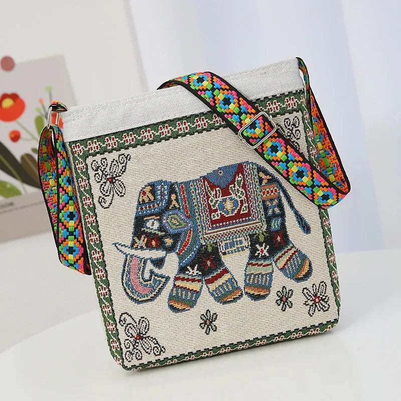 New Retro Large Capacity Crossbody Bag