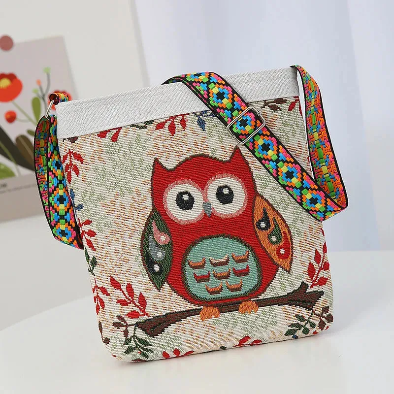 New Retro Large Capacity Crossbody Bag