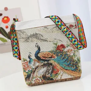 New Retro Large Capacity Crossbody Bag