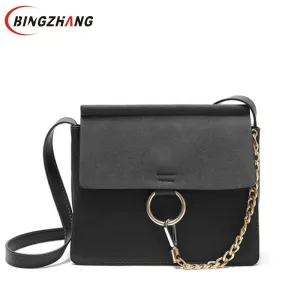 New Style famous brand Minimalist Crossbody Bag women Shoulderbag messenger diamond Chain Puzzle Ring bags for women L8-25
