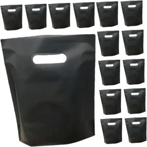 NOLITOY 50pcs Plastic Pouches Reusable Grocery Shopping Bag Portable Shopping Bag Foldable Tote Suitable for Mall School Outdoor Activities