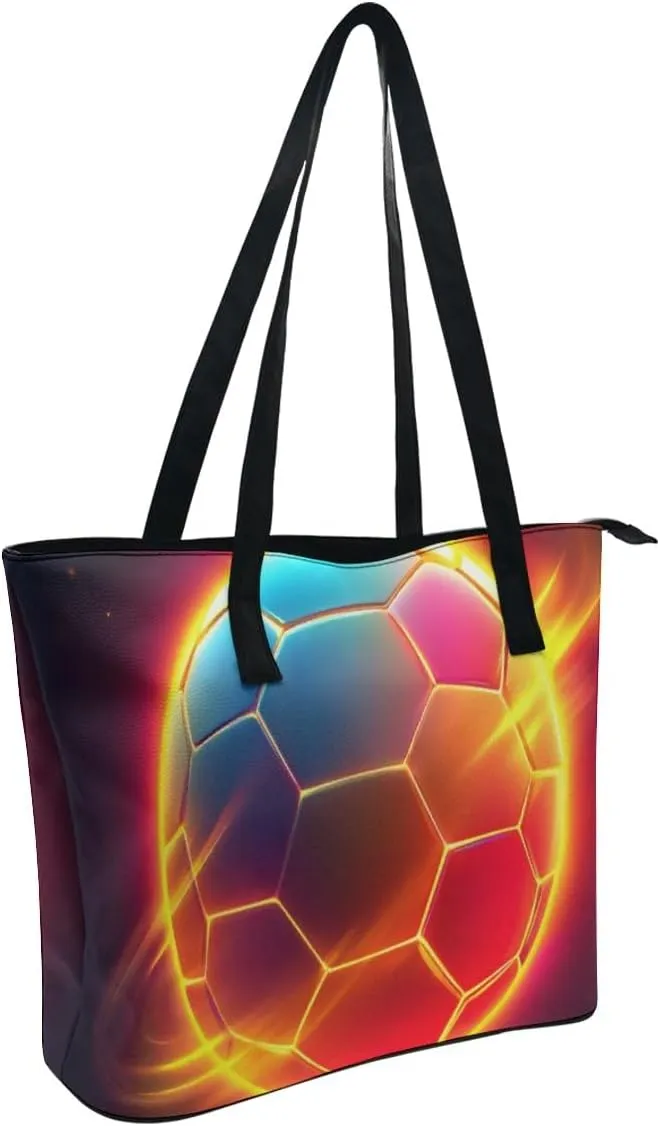 Novelty Handbag for Adults, Women's Large Capacity Tote Bag Laptop Bags with Compartment for Business