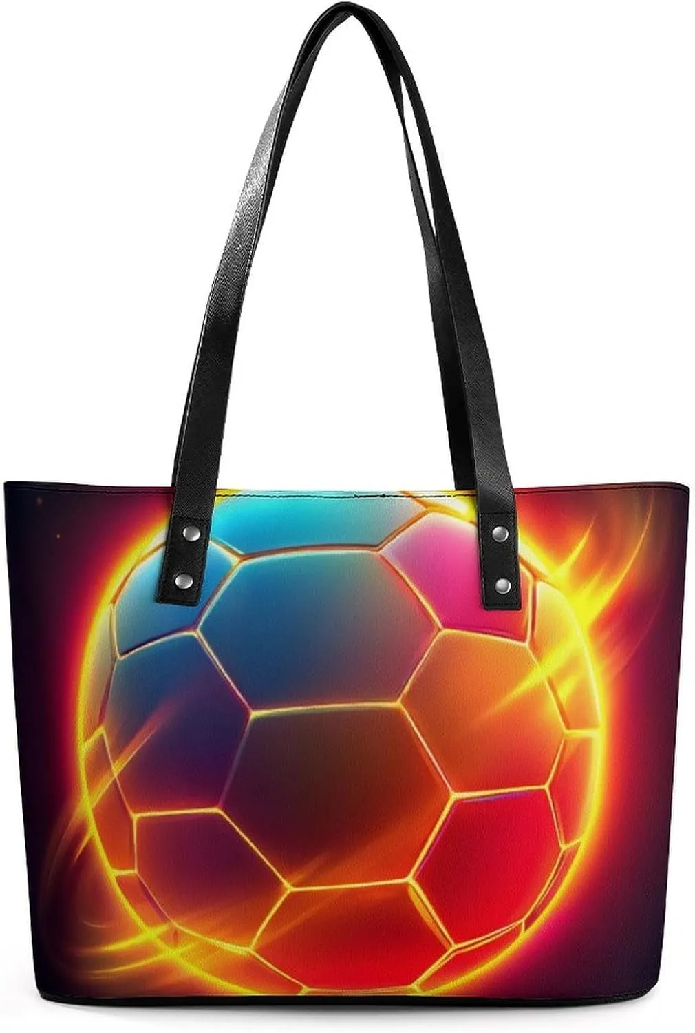 Novelty Handbag for Adults, Women's Large Capacity Tote Bag Laptop Bags with Compartment for Business