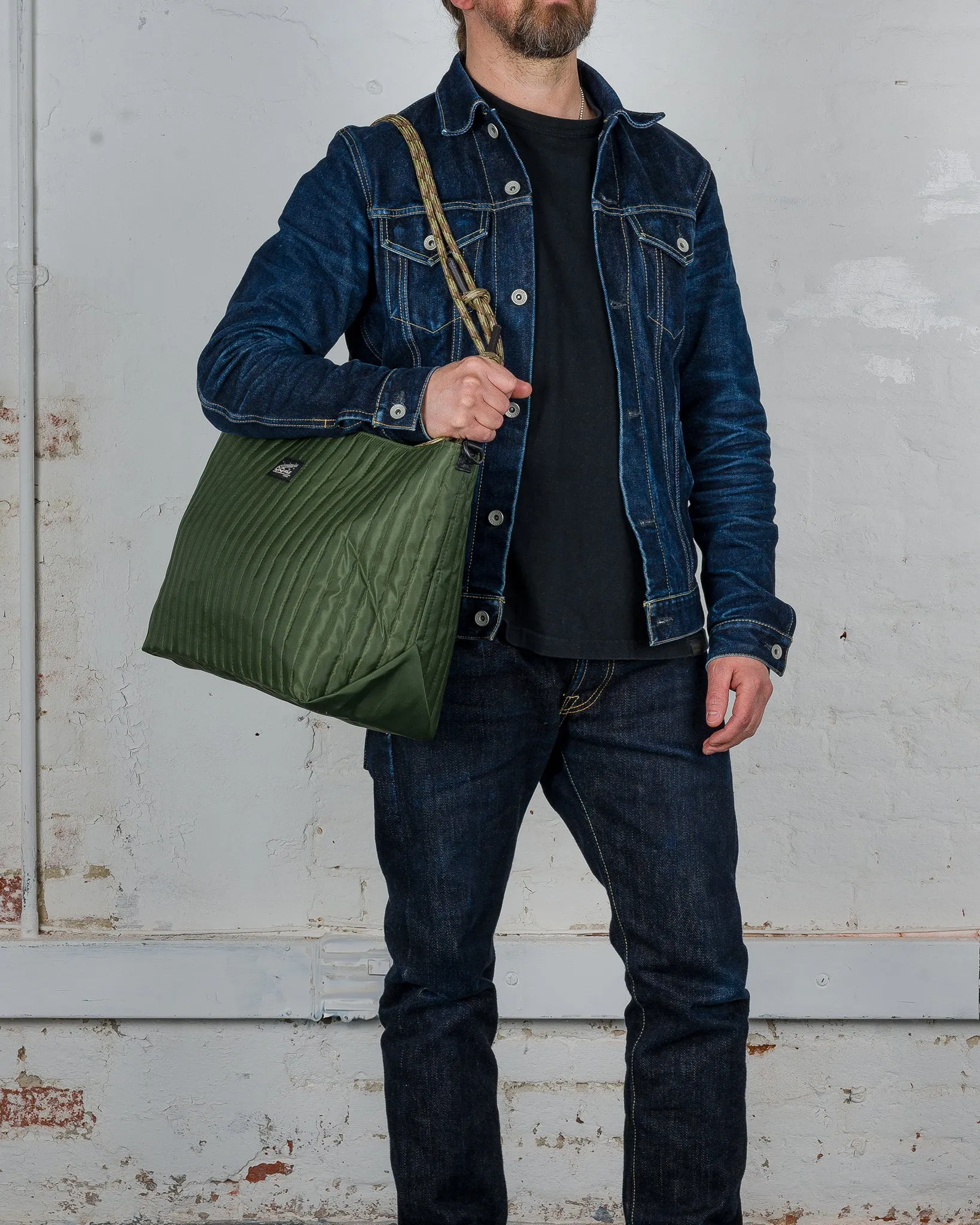 OGL Originale Tech Material Millie Carry-All Tote Bag - Green