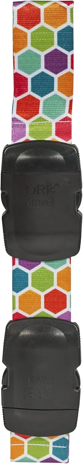 ORB Travel Lug A Bag Luggage Strap Premium Designer Luggage Strap to Attach a Smaller Bag to Your Wheeled Suitcase