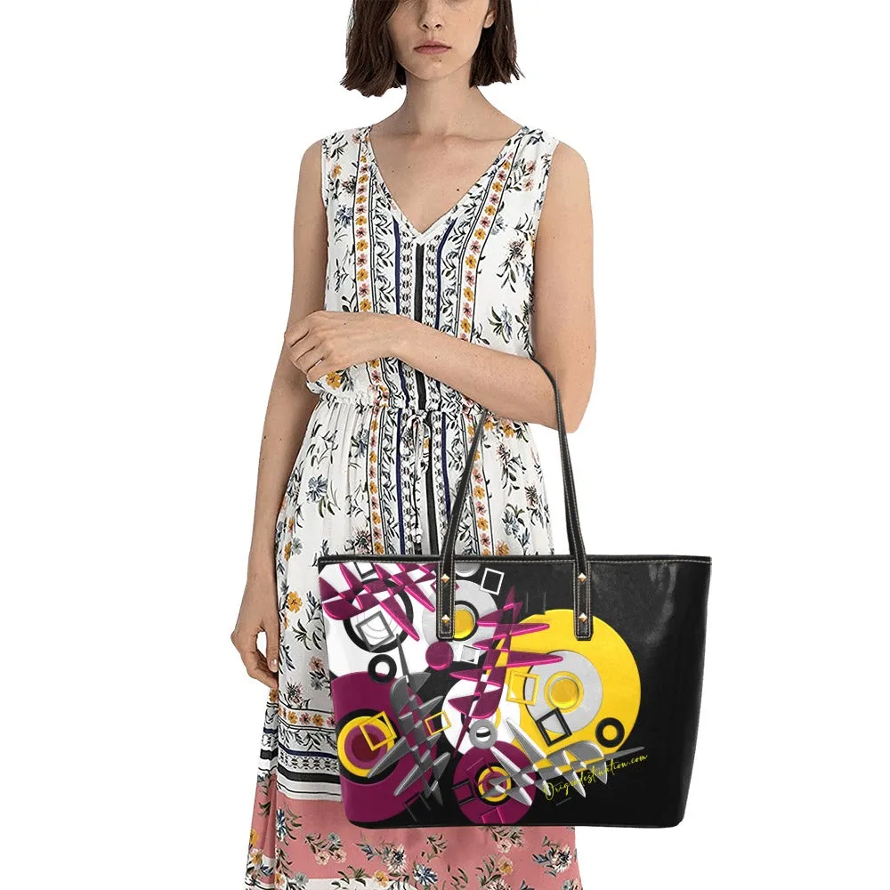 Origen Destination Elec Women's Rivet-strap Large Tote Bag