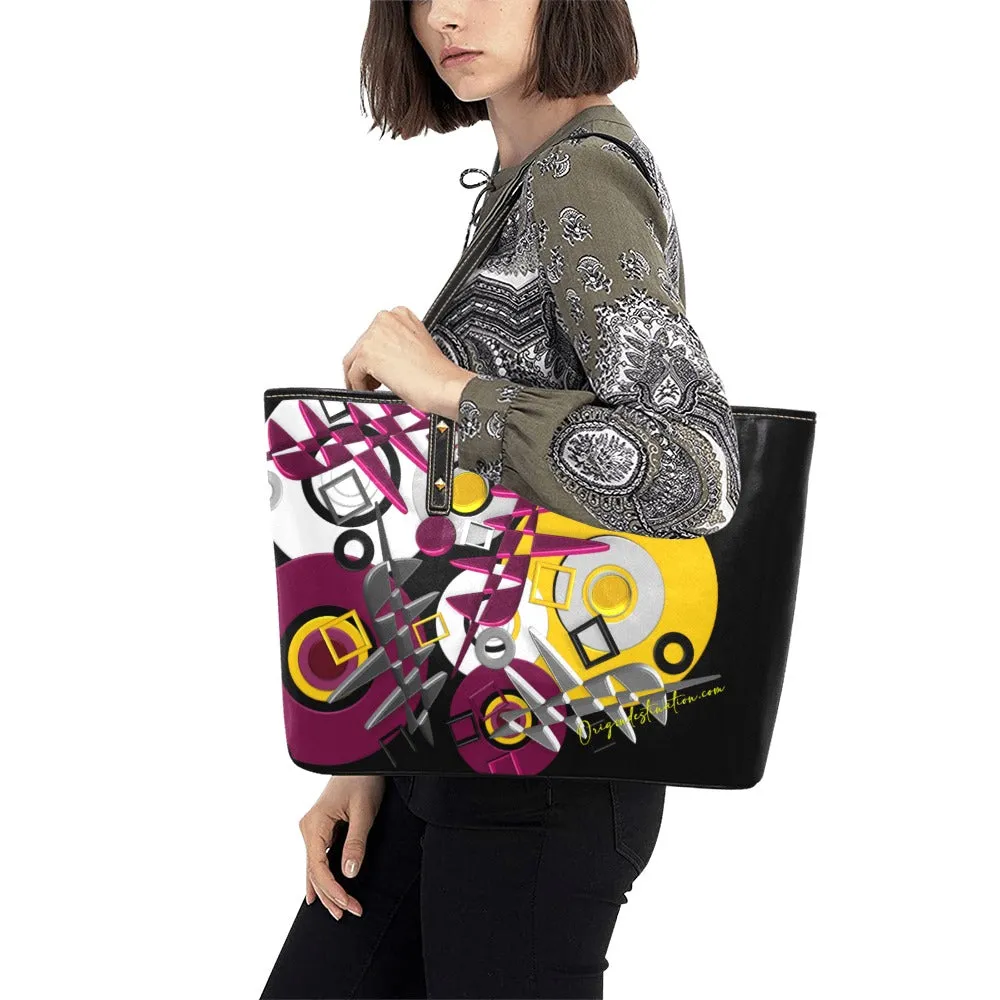 Origen Destination Elec Women's Rivet-strap Large Tote Bag