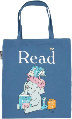 Out of Print Elephant and Piggie Read Tote Bag