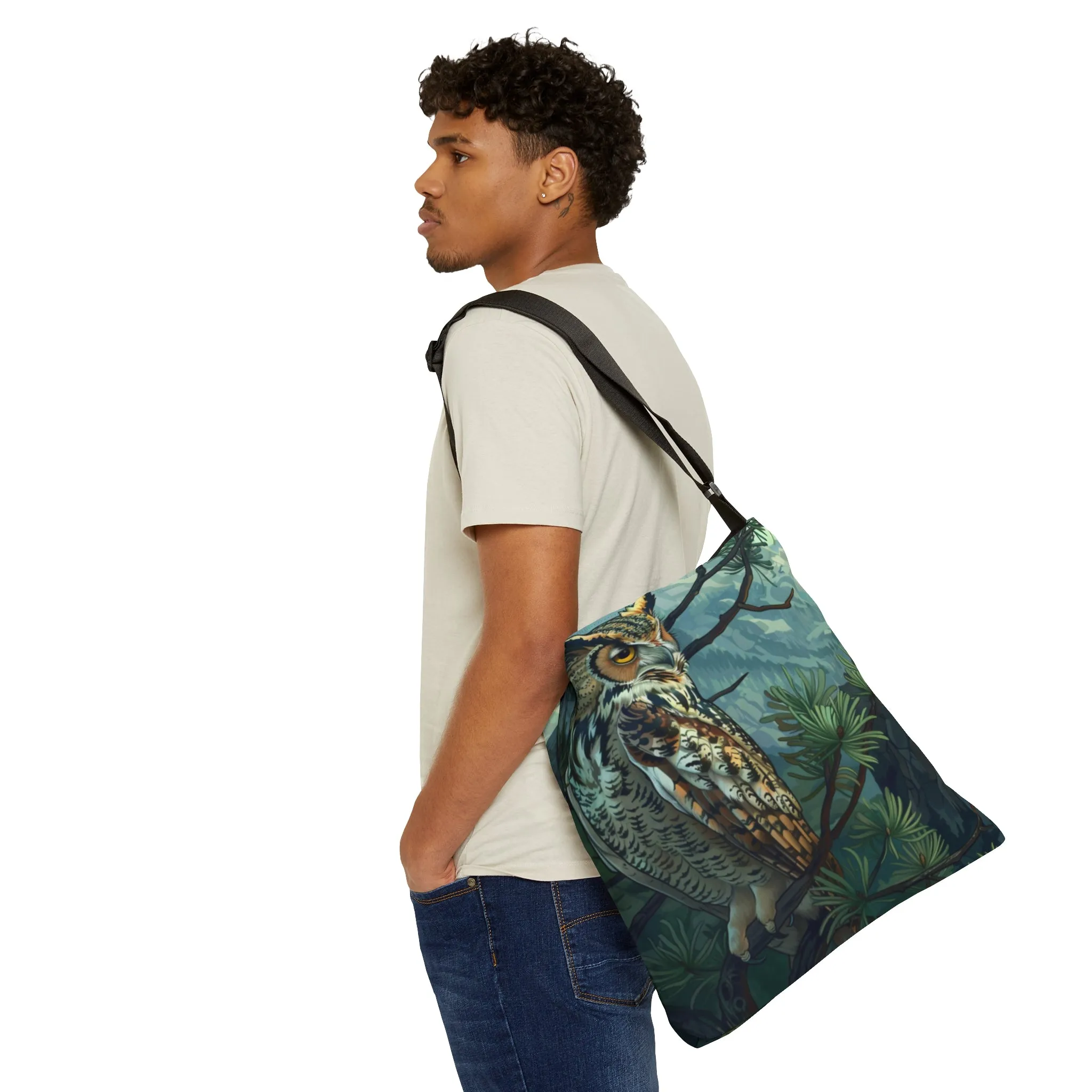 Owl 1 Adjustable Tote Bag