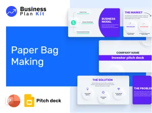 Paper Bag Making Pitch Deck Example