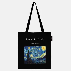 Peach Blossom Women's Cotton Printed Tote Bag With Zipper and Pouch