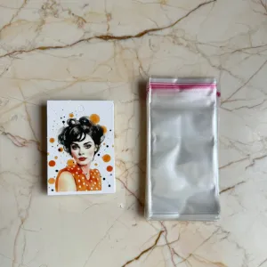 Pendant / Earring cards with packing - V