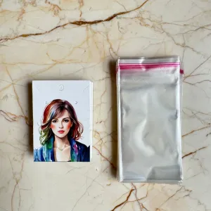 Pendant / Earring cards with packing - X