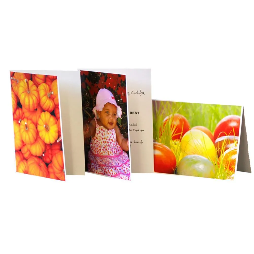 Permajet Greeting Cards and Envelopes, Gloss, A6, 300gsm, 50 Pack