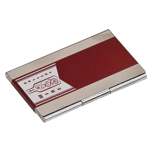 Personalized Business Card Cases – Wood and Stainless Steel Styles