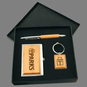 Personalized Business Card Gift Sets - Engraved Professional Gifts