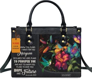 Personalized Leather Handbags For Woman - Christmas Gifts For Women - Christian Gifts