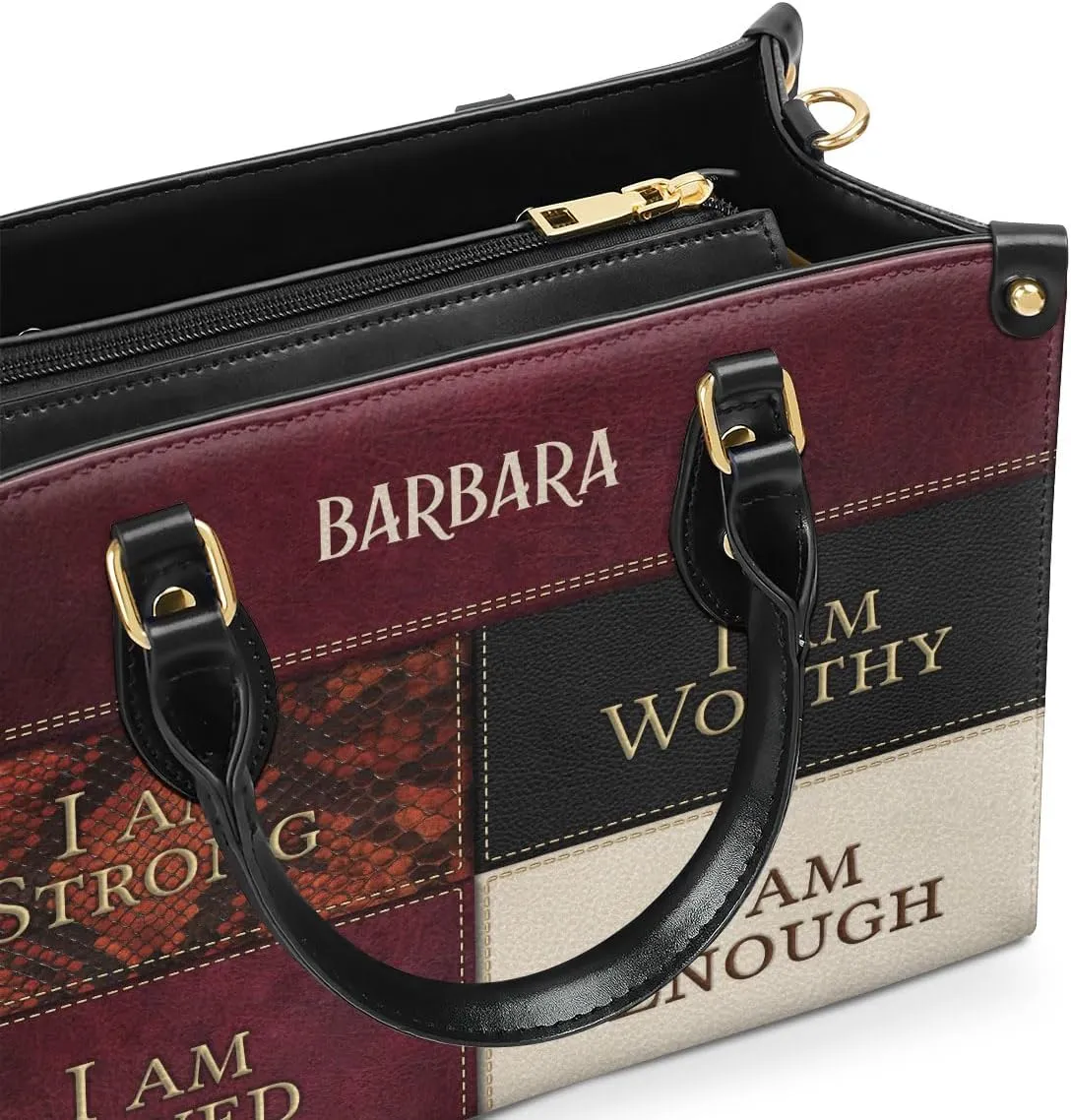 Personalized Leather Handbags For Woman - Christmas Gifts For Women - Christian Gifts