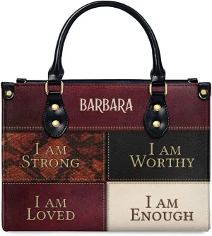 Personalized Leather Handbags For Woman - Christmas Gifts For Women - Christian Gifts