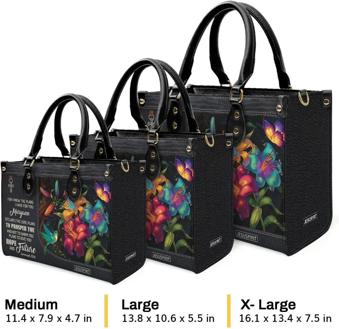 Personalized Leather Handbags For Woman - Christmas Gifts For Women - Christian Gifts
